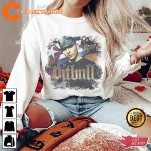 Pitbull Rapper Streetwear Gifts Shirt Hip Hop 90s 3