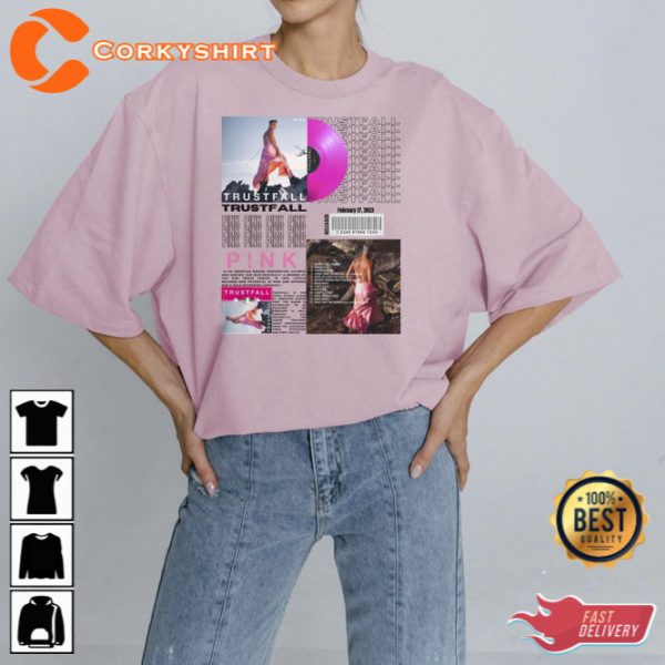 P!nk Trust Fall 2023 Shirt Summer Carnival Tour 2023