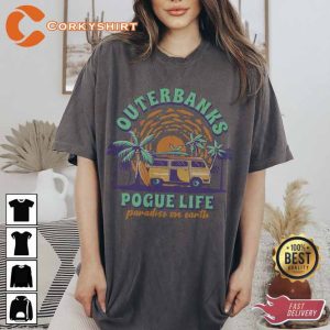 Pogue Life Outerbanks Van Print Distressed T-shirt2