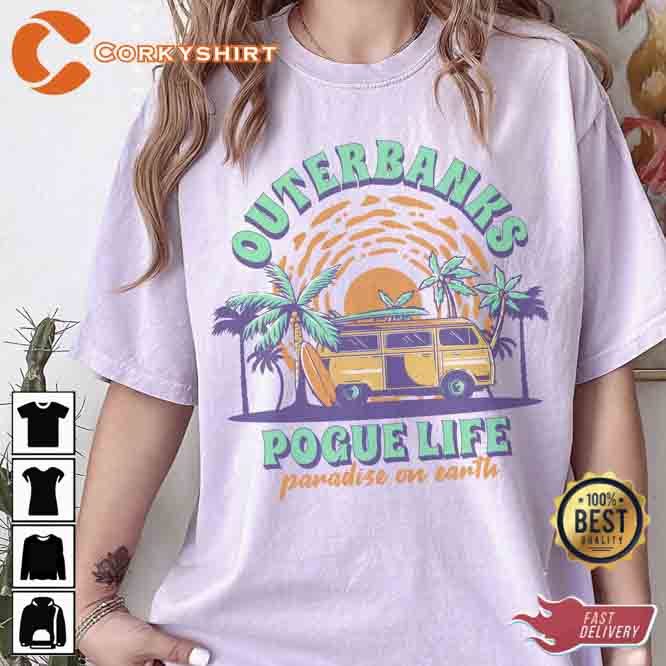 Pogue Life Outerbanks Van Print Distressed T-shirt4