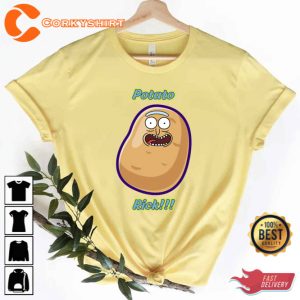 Potato Rick Funny Cartoon Memes Rick And Morty Unisex T-Shirt