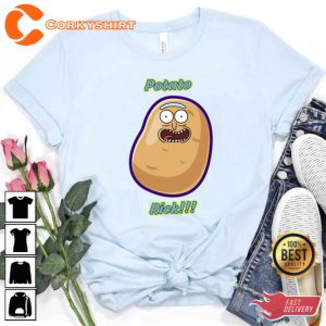 Potato Rick Funny Cartoon Memes Rick And Morty Unisex T-Shirt