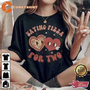 Pregnant Valentine Shirt Eating For Two Shirt
