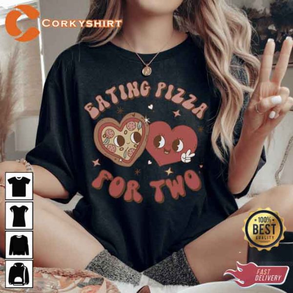 Pregnant Valentine Shirt Eating For Two Shirt