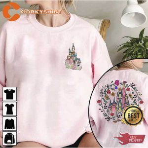Princess Cinderella Castle T-shirt1
