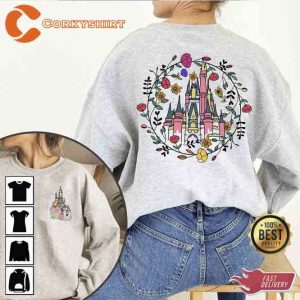 Princess Cinderella Castle T-shirt3