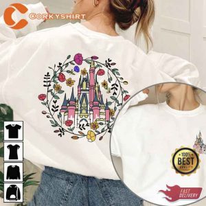 Princess Cinderella Castle T-shirt5