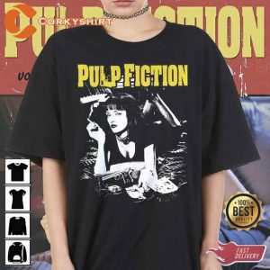 Pulp Fiction Starring John Travolta Samuel L Jackson Unisex T-Shirt (2)