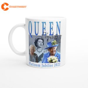 Queen Elizabeth II Platinum Jubilee 1952-2022 CELIBRATION Mug