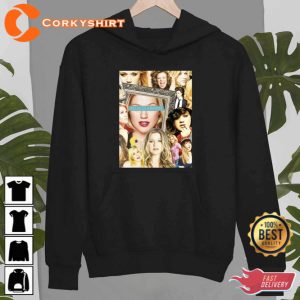 Queen Of Cover Kelly Clarkson Idol Collage Retro Unisex T-Shirt 3 (3)
