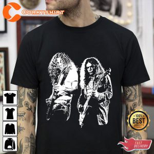 RIP Gary Rossington Lynyrd Skynyrd Legendary Rock Band T-shirt