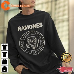 Ramones Look Out Below Seal T-Shirt Rocket to Russia