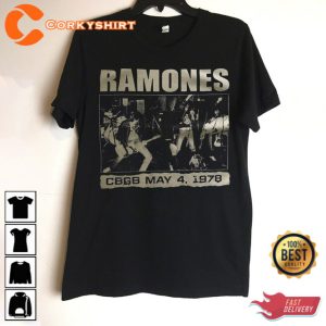 Ramones Rock Band CBGB Live 1978 T-Shirt