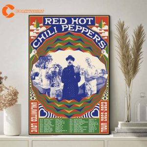 Red Hot Chili Peppers 2023 World Tour Poster