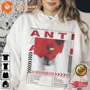 Rihanna Anti Album Full Tracklist Billboard Music 2023 Shirt 2