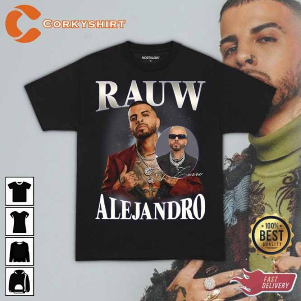 Rock Music Rauw Alejandro Word Tour T-Shirt