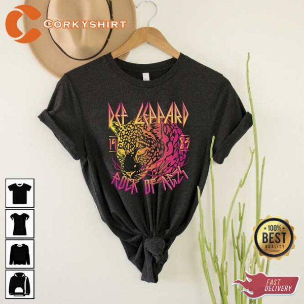 Rock of Ages Def Leppard Music Concert Unisex T-Shirt