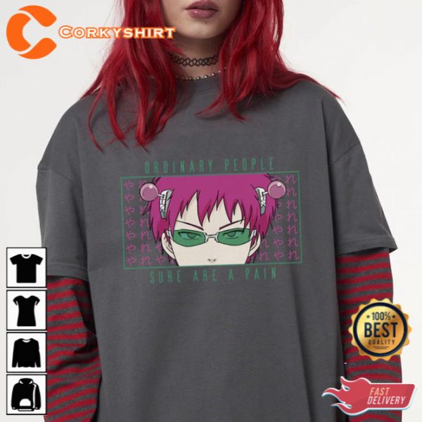 SAIKI KUSUO The Disastrous Life of Saiki K Shirt