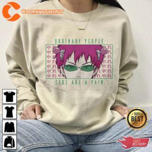 SAIKI KUSUO The Disastrous Life of Saiki K Shirt 2