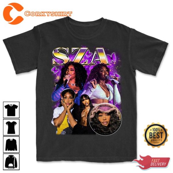 SZA Gift for fan RAP Hip-hop Good Days Printed Fan T-shirt