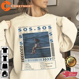 SZA SOS Full Tracklist Top Album Billboard Music 2023 Shirt