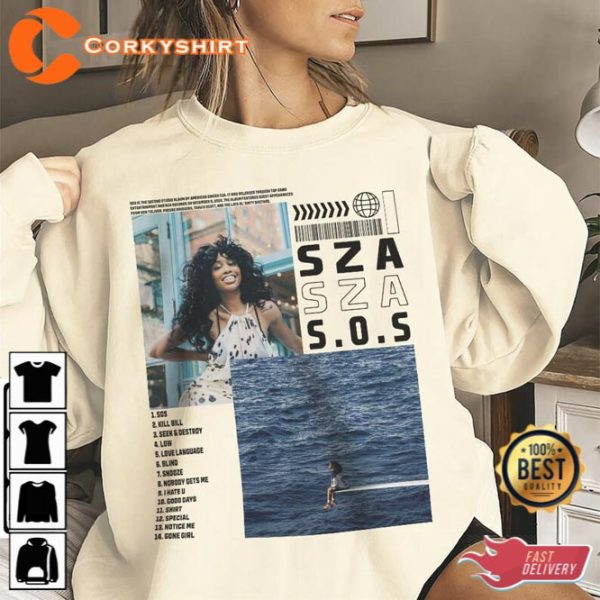 SZA SOS New Album Bootleg Inspired Shirt Bill Kill