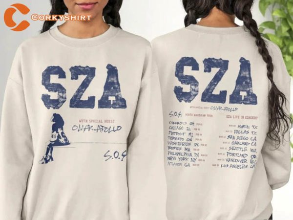 SZA The Sos North America Tour 2023 Unisex T-shirt