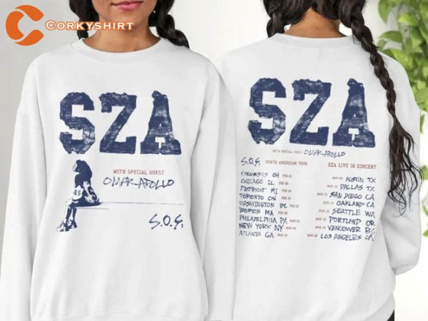 SZA The Sos North America Tour 2023 Unisex T-shirt