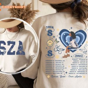 SZA Tour 2023 Shirt S.O.S Album Tee