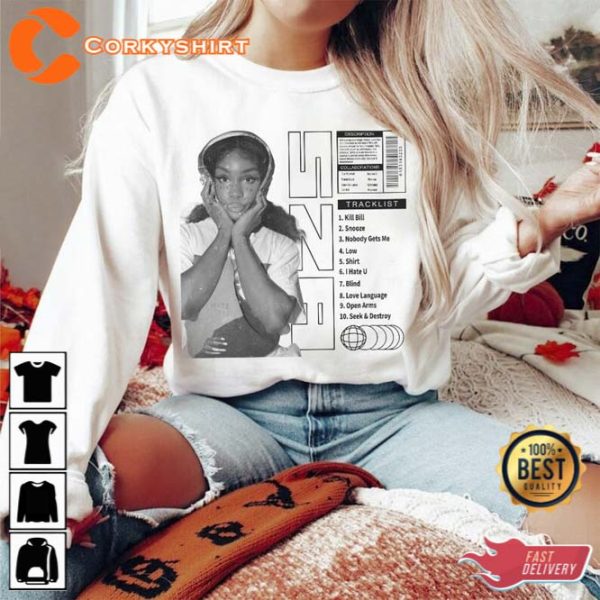 SZA Tracklist Song Vintage Unisex Shirt