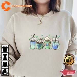 Save The Planet Earth Day Coffee Sweatshirt