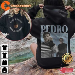 Save a Horse Ride A Cowboy Pedro Pascal 2 Side Shirt Gift for Fan 3