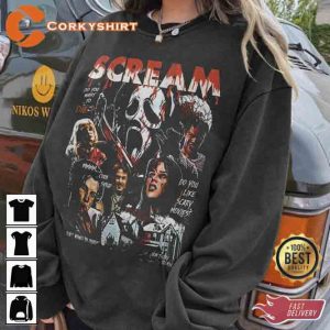 Scream Ghostface Vintage Sweatshirts
