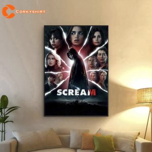Scream VI Hot Trendy Movie Poster Wall Art