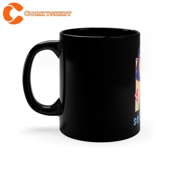 Self Love Coffee Anime Girl Ceramic Mug