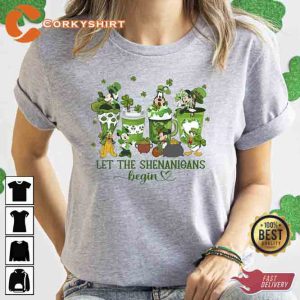 Shamrock Mickey Irish Disney T-Shirt3