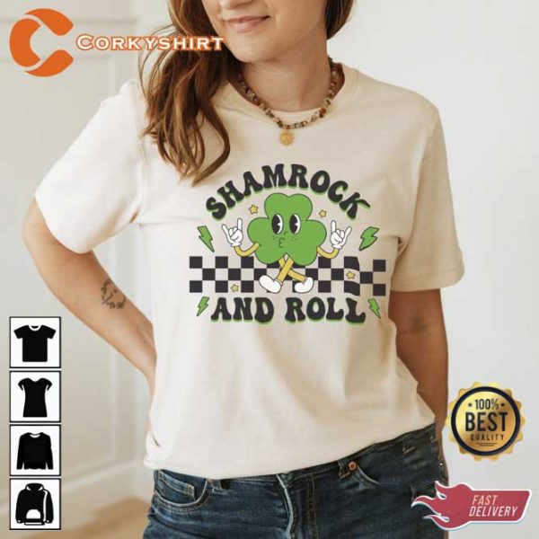 Shamrock and Roll Saint T-Shirt