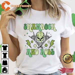 Shamrock and Roll St Patrick's Day Shirt