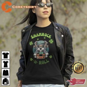 Shamrock n Roll St Patricks Day Shirt