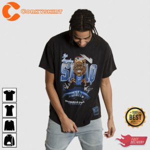 Shaquille O’Neal Los Angeles Lakers Vintage Caricature T-Shirt