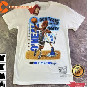Shaquille O’Neal Orlando Magic T-Shirt by Mitchell n Ness