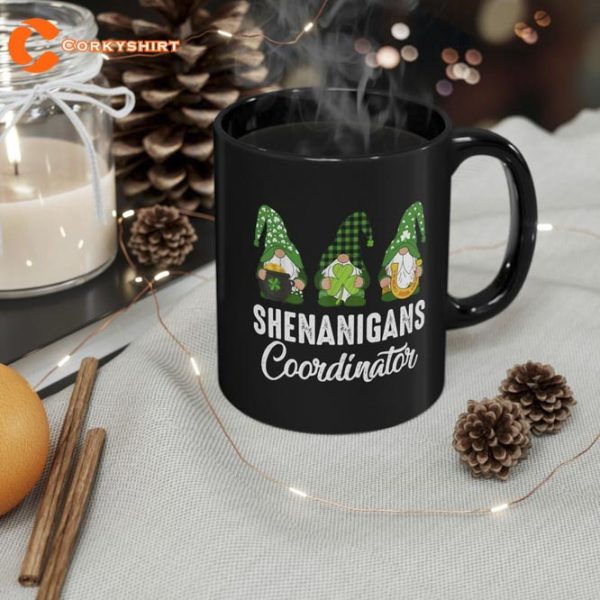 Shenanigans Coordinator Gnomes St Patricks Day Coffee Mug