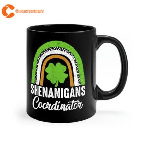Shenanigans Coordinator Rainbow St Patricks Day Coffee Mug