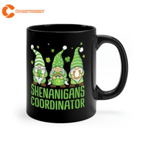 Shenanigans Coordinator St Patricks Day Gnomes Green Proud Coffee Mug