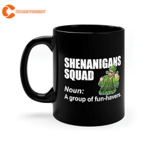 Shenanigans Squad Definition Funny St Patricks Day Matching Mug