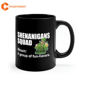 Shenanigans Squad Definition Funny St Patricks Day Matching Mug