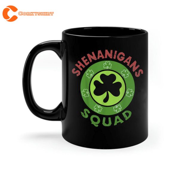 Shenanigans Squad Funny St Patricks Day Matching Group Mug