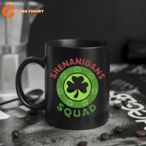 Shenanigans Squad Funny St Patricks Day Matching Group Mug