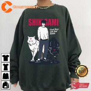 Shikigami Megumi Shirt Gift for Anime Fan