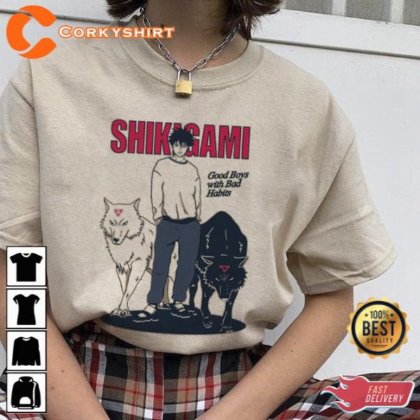 Shikigami Megumi Shirt Gift for Anime Fan